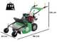 Lampacrescia MGM TTR560 - Desbrozadora de ruedas con martillos - Honda GX160