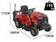 Tractor cortac&eacute;sped Troy Bilt Bronco 92T-R - cambio hidrost&aacute;tico - recogedor