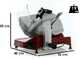 Berkel Pro Line XS25 Roja - Cortadora de fiambre con cuchilla de acero cromado de 250 mm