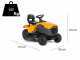 Tractor cortac&eacute;sped Stiga Tornado 398 con salida lateral