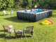 Intex Ultra XTR Frame 26368NP - Piscina elevada + Kit Limpieza y Voleibol