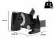 Graef SKS  100 Negra - Cortadora de fiambre con cuchilla de 170 mm