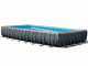 Intex Ultra XTR Frame 26378NP - Piscina desmontable + Kit Limpieza y Voleibol