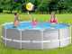 Intex Prisma Frame 26716NP - &Oslash;366x99 cm - Piscina Redonda + Bomba de filtro 45 W y Escalera
