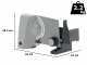 Graef G52EU Gris - Cortadora de fiambre con cuchilla de 170 mm