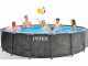 Intex Prisma Frame Greywood 26742NP - Piscina Redonda