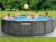 Intex Prisma Frame Greywood 26742NP - Piscina Redonda