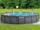 Intex Prisma Frame Greywood 26744NP - Piscina Redonda