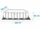 Intex Prisma Frame 26784NP - 300x175x80 cm - Piscina elevada + Bomba de filtro 45 W y Escalera