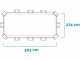 Intex Prisma Frame 26796NP - 503x274x122 cm - Piscina Ovalada