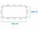 Intex Prisma Frame 26798NP - 610x305x122 cm - Piscina Ovalada