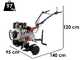 Barbieri B/100NT KD - Motoazada Di&eacute;sel 6 HP - Motor Kama KD70 296cc