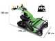 Lampacrescia MGM TTR886HD - Desbrozadora de Orugas con martillos - Honda GX390 Pendientes Fuertes