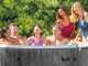 Intex Redonda Greywood Deluxe 28442EX - Piscina de hidromasaje spa