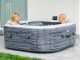 Intex Cuadrada Greystone Deluxe 28450EX - Piscina de hidromasaje spa