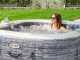 Intex Cuadrada Greystone Deluxe 28450NP - Piscina de hidromasaje spa