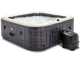 Intex Cuadrada Greystone Deluxe 28452EX - Piscina de hidromasaje spa