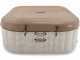 Intex Cuadrada Chevron Deluxe 28446EX - Piscina de hidromasaje spa