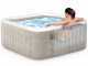 Intex Cuadrada Chevron Deluxe 28446EX - Piscina de hidromasaje spa