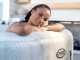 Intex Cuadrada Chevron Deluxe 28446EX - Piscina de hidromasaje spa