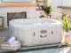 Intex Cuadrada Chevron Deluxe 28446EX - Piscina de hidromasaje spa