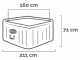 Intex Cuadrada Chevron Deluxe 28446EX - Piscina de hidromasaje spa