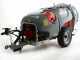 Atomizador de arrastre Gray T Car 600/70 con enganche para tractor para pulverizaci&oacute;n - Capacidad 600L - Bomba AR1064