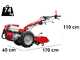 Barbieri Flex 3+2 - Motocultor de gasolina - Honda GX270 - 8.4HP