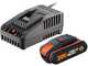 Worx WA3601 - Starter Kit bater&iacute;a 20V/2Ah + Cargador r&aacute;pido