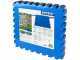 Protector de suelo antideslizante azul 50x50 cm 8pz Intex 29081