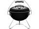 Weber Smokey Joe Premium Black - Barbacoa de carb&oacute;n port&aacute;til