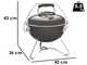 Weber Smokey Joe Premium Gray - Barbacoa de carb&oacute;n port&aacute;til