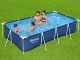 Bestway Steel Pro 56424 - 400x211x81 cm - Piscina desmontable + Bomba filtro 16 W