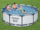 Bestway Steel Pro Max 56418 - &Oslash;366x100 cm - Piscina Redonda + Bomba filtro y escalera