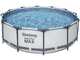 Bestway Steel Pro Max 56418 - &Oslash;366x100 cm - Piscina Redonda + Bomba filtro y escalera