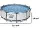 Bestway Steel Pro Max 56418 - &Oslash;366x100 cm - Piscina Redonda + Bomba filtro y escalera