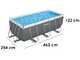 Bestway Power Steel 56456 - 412x201x122 cm - Piscina desmontable