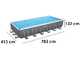 Bestway Power Steel 56475 - 732x366x132 cm - Piscina desmontable