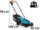 Gardena PowerMax 30/18V P4A - Cortac&eacute;sped de bater&iacute;a - 18V/4ah - Corte 30 cm