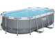 Bestway Power Steel 56620 - 427x250x100 cm - Piscina Ovalada