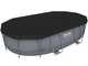 Bestway Power Steel 56448 - 488x305x107 cm - Piscina Ovalada
