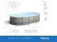 Bestway Power Steel 56448 - 488x305x107 cm - Piscina Ovalada