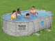 Bestway Power Steel Swim Vista 56714 - 427 x 250 x 100 cm - Piscina ovalada