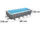 Bestway Power Steel 5612B - 640 x 274 x 132 cm - Piscina desmontable