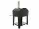 Rossofuoco Nonna Luisa - Horno de le&ntilde;a de exterior con base - Negro
