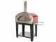 Rossofuoco Campagnolo - Horno de le&ntilde;a de exterior con carro - Rojo