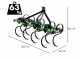 Seven Italy Vibropac 140 - Vibrocultivador - 9 dientes - Ancho de trabajo 140 cm