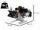 Comet MC20/20 - Motobomba de riego de gasolina - Motor Loncin 148F-2