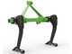 Seven Italy Simply - Subsolador agr&iacute;cola para tractor 2 p&uacute;as - Chasis de 120 cm