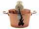 LAR polentamatic - Caldero de cobre el&eacute;ctrico martillado para polenta de inducci&oacute;n 6.5L - 8W